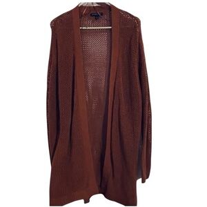 🌹BANANA REPUBLIC RUST NET CARDIGAN